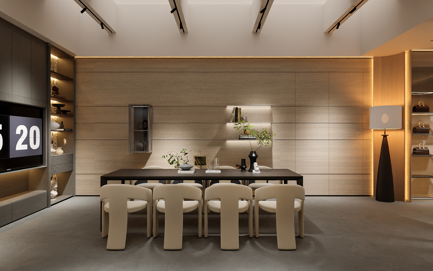 Commercial interior application
